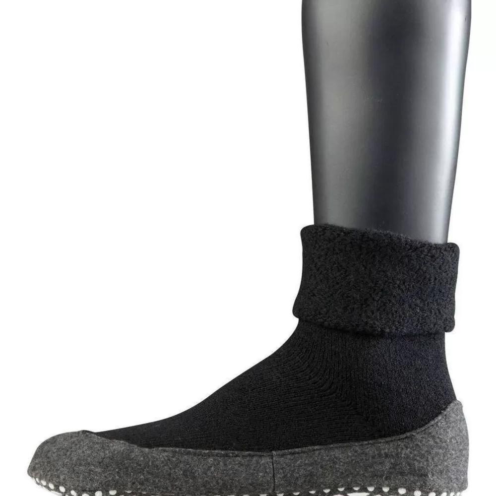 Falke Men's Socks^Black Cosyshoe Midcalf Socks