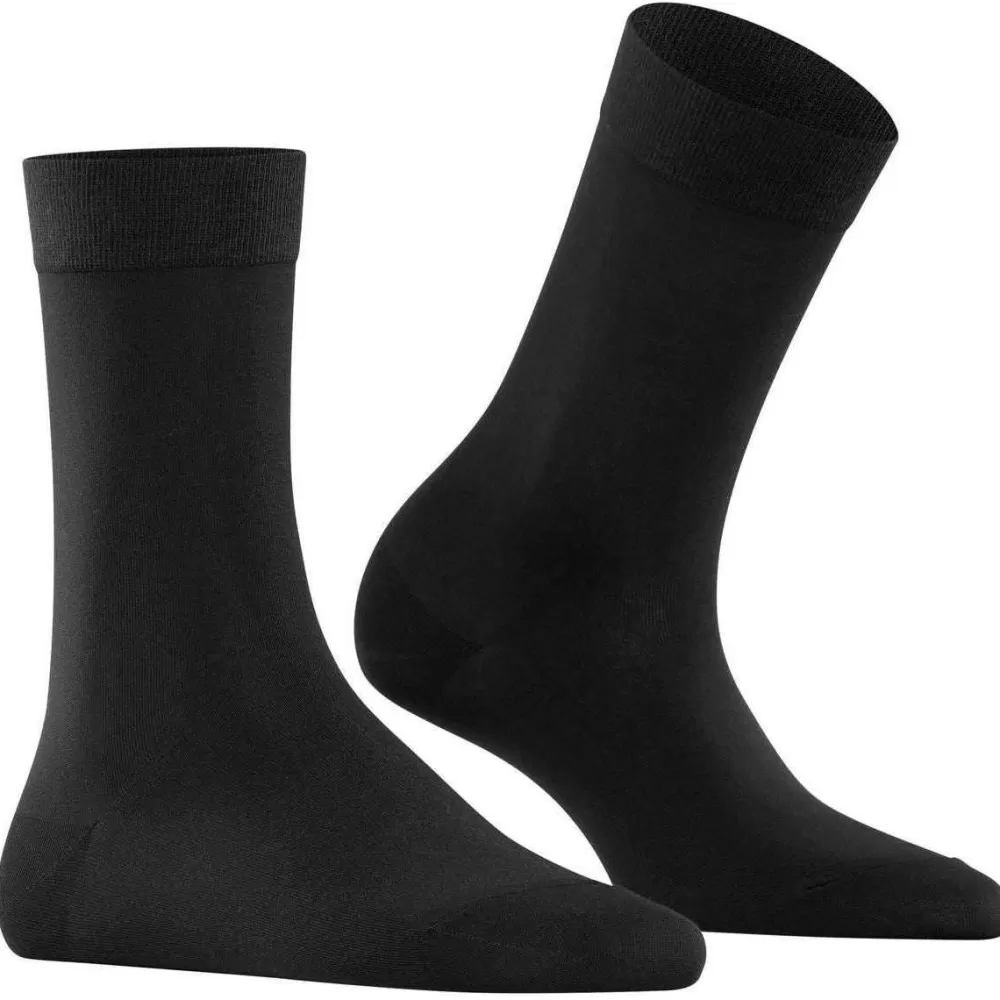 Falke Women's Socks^Black Cotton Touch Socks
