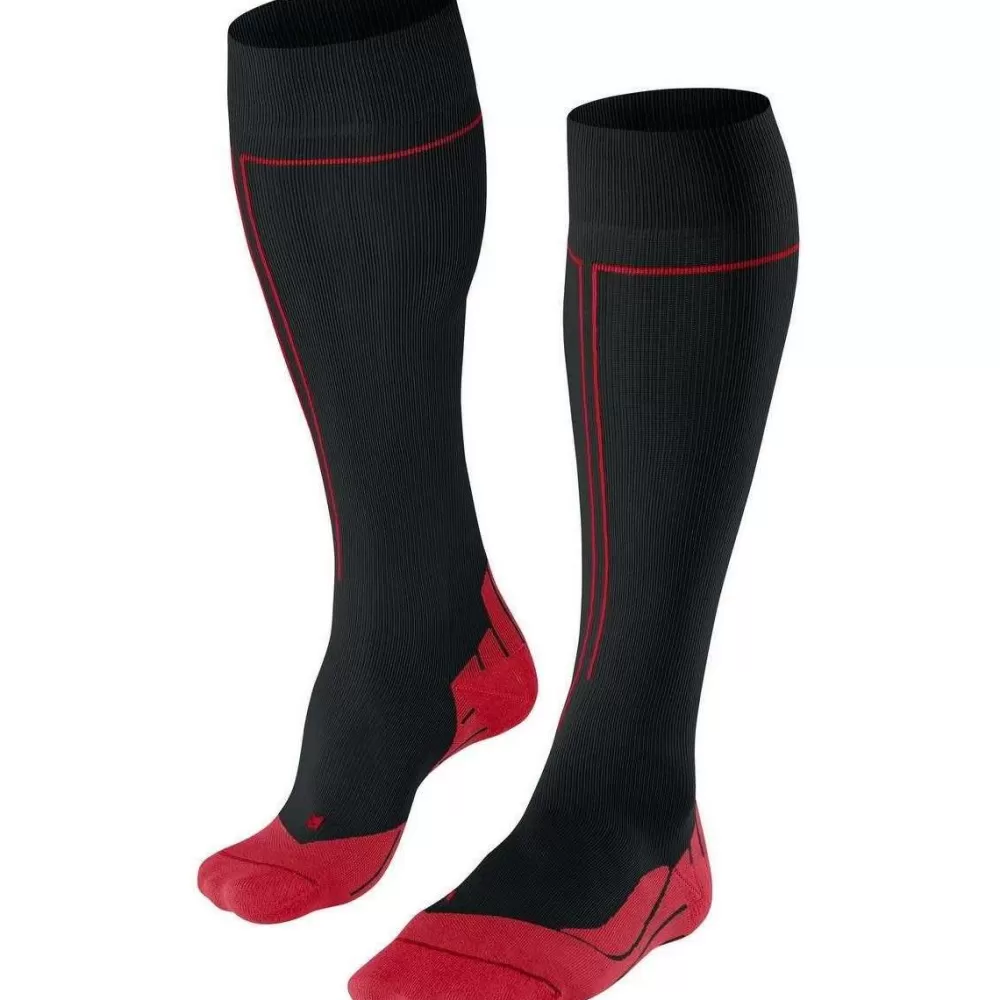 Falke Men's Socks^Black Energizing Knee High Health Socks