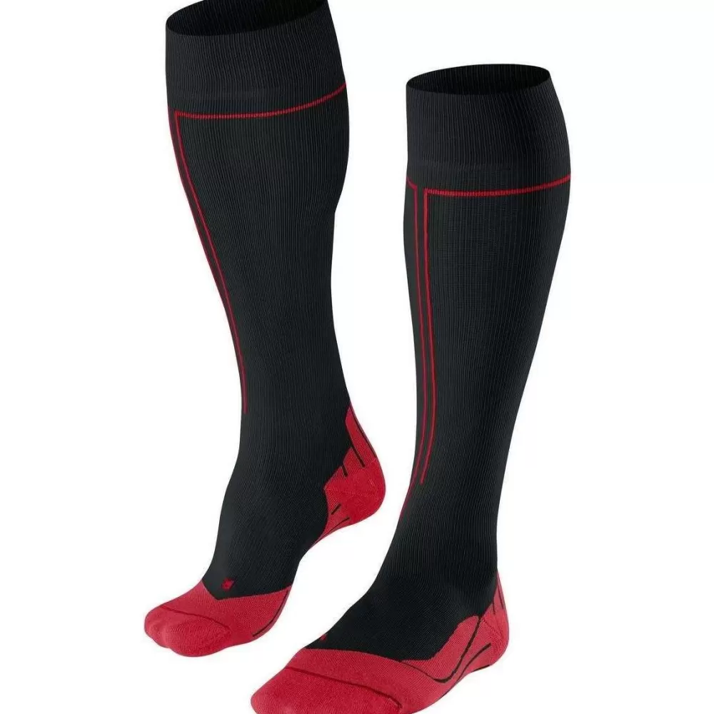 Falke Men's Socks^Black Energizing Knee High Health Socks