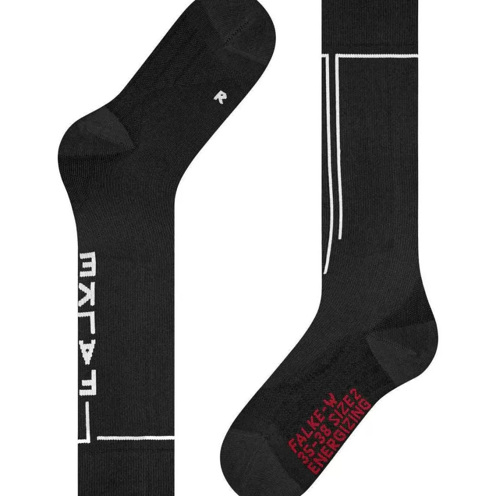 Falke Women's Socks^Black Energizing Knee High Health Socks