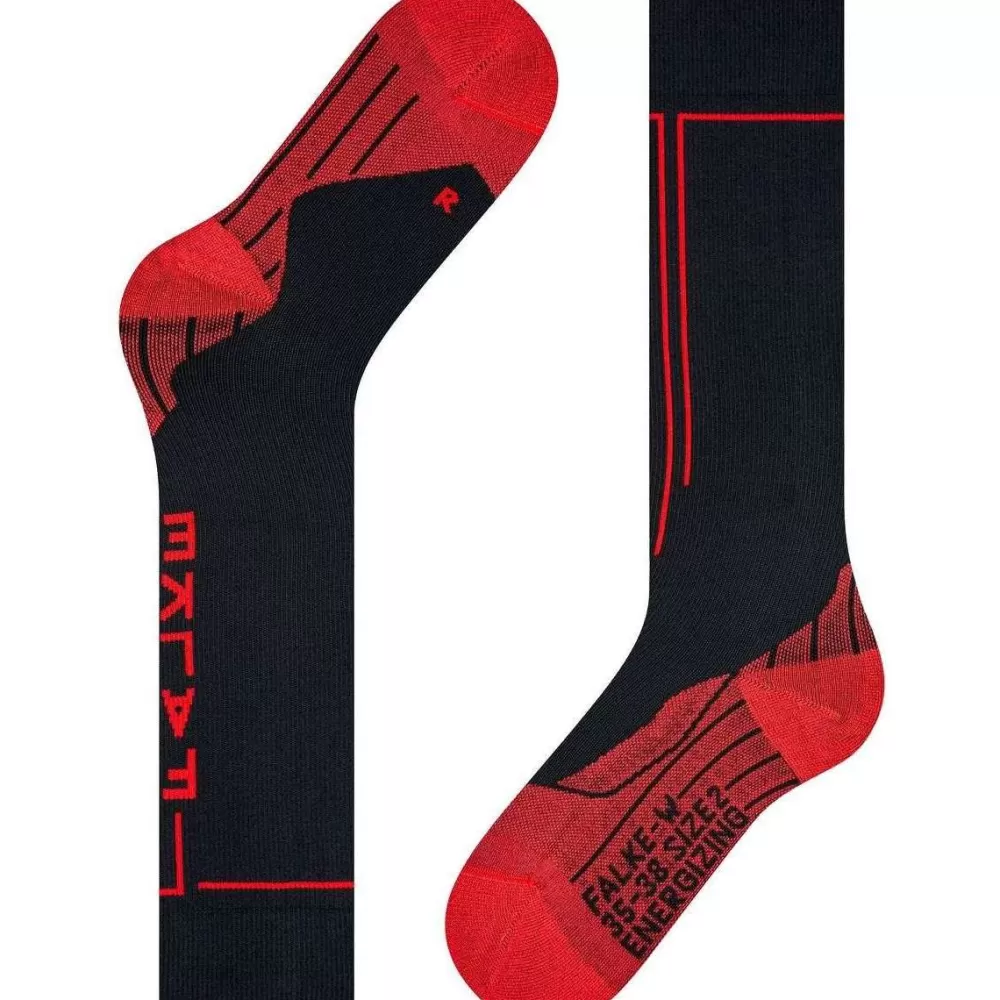 Falke Women's Socks^Black Energizing Knee High Health Socks