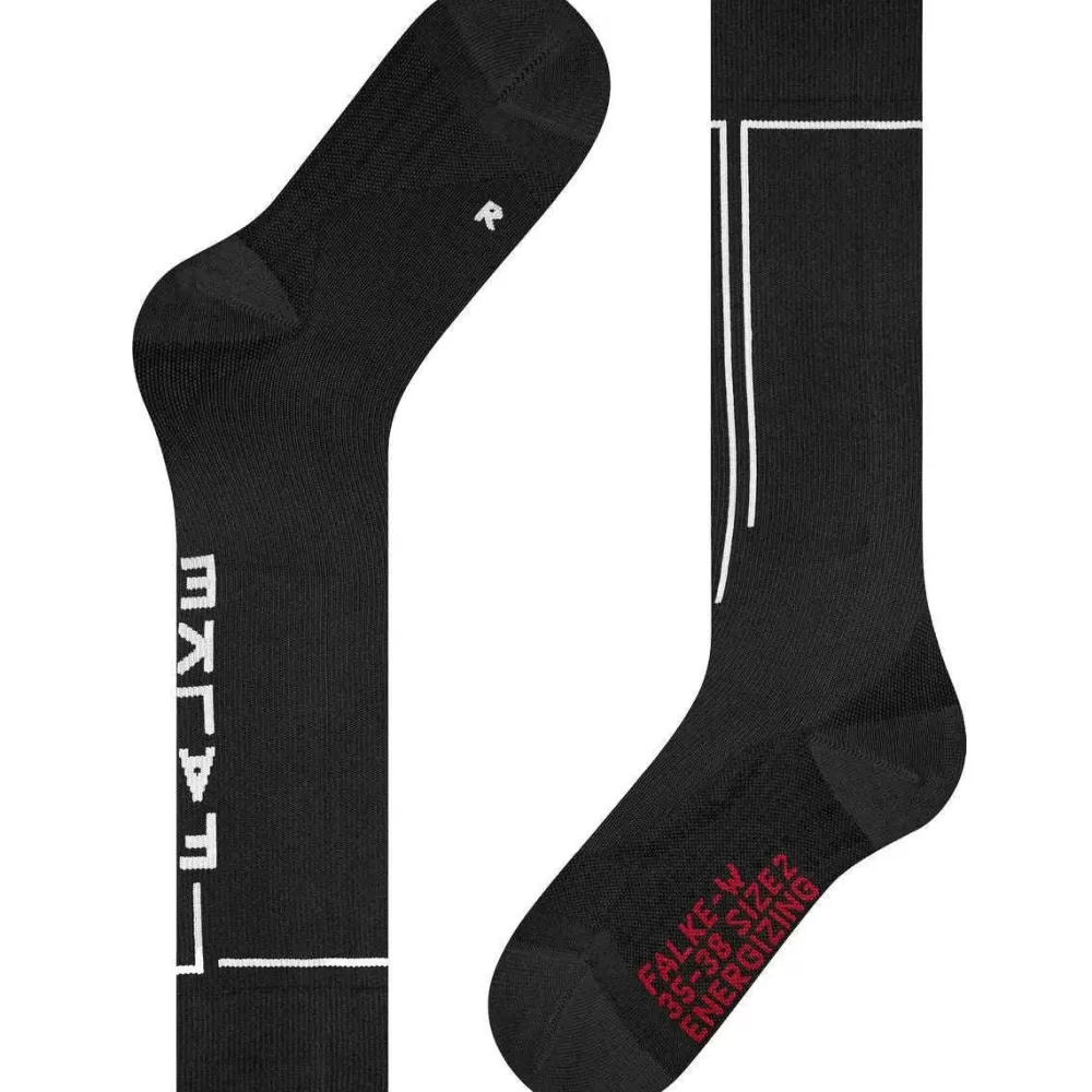 Falke Women's Socks^Black Energizing Knee High Health Socks