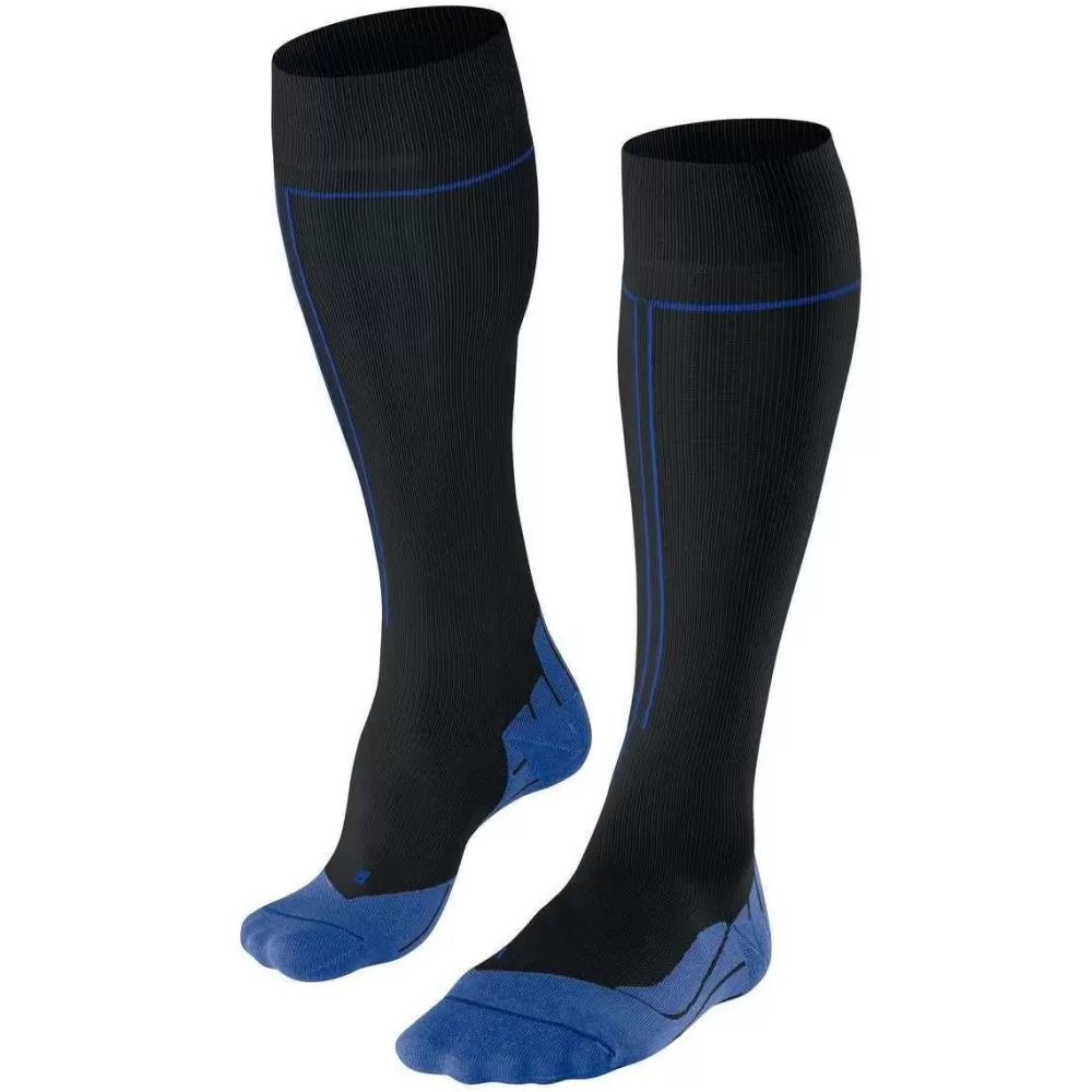 Falke Men's Socks^Black Energizing W4 Knee High Health Socks