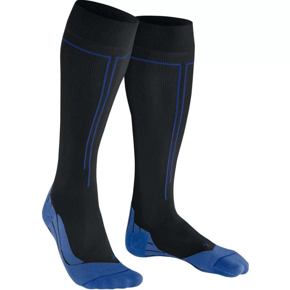Falke Men's Socks^Black Energizing W3 Knee High Health Socks