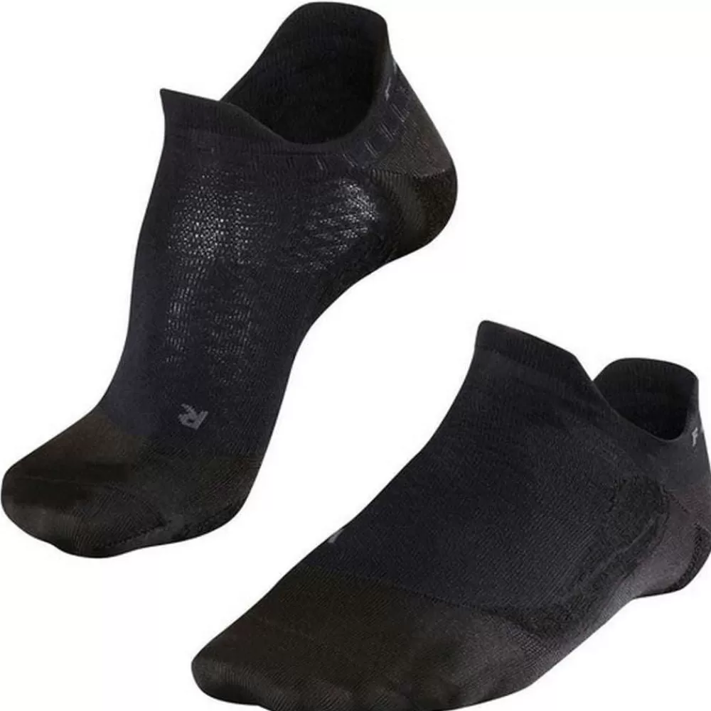 Falke Women's Socks^Black Golfing 5 Invisible No Show Socks