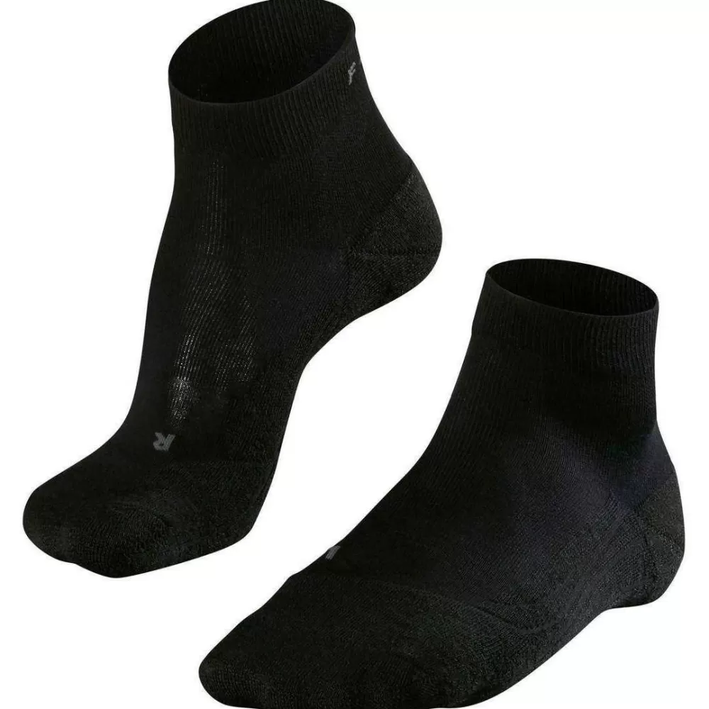 Falke Women's Socks^Black Golfing Short Socks