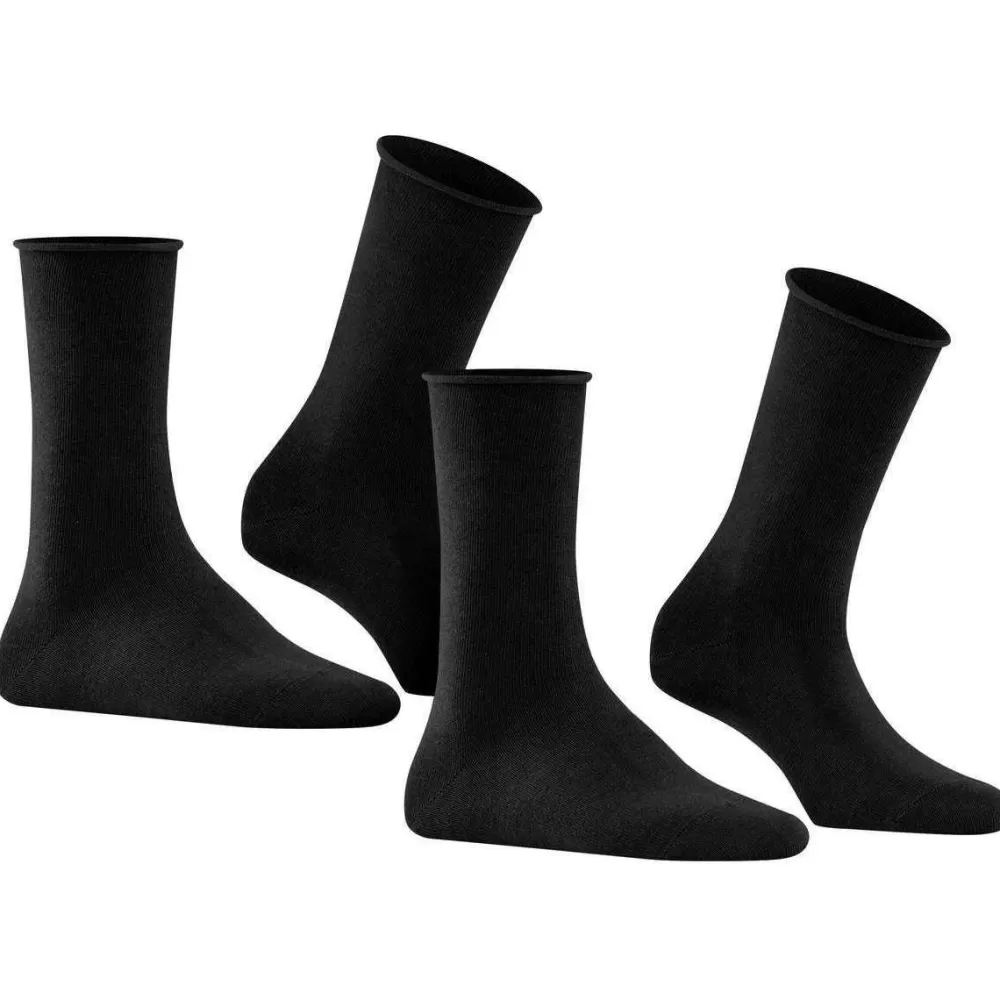 Falke Women's Socks^Black Happy 2-Pack Socks