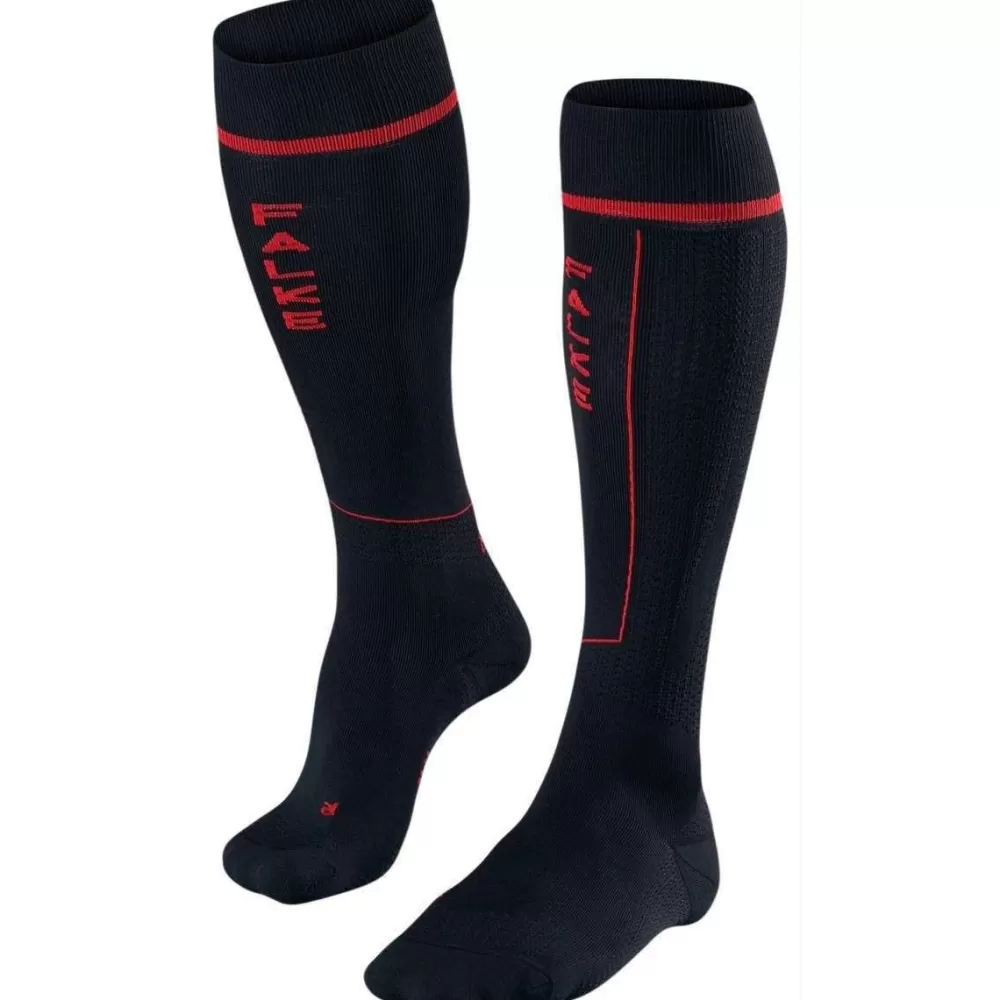 Falke Men's Socks^Black Impulse Running Knee High Socks