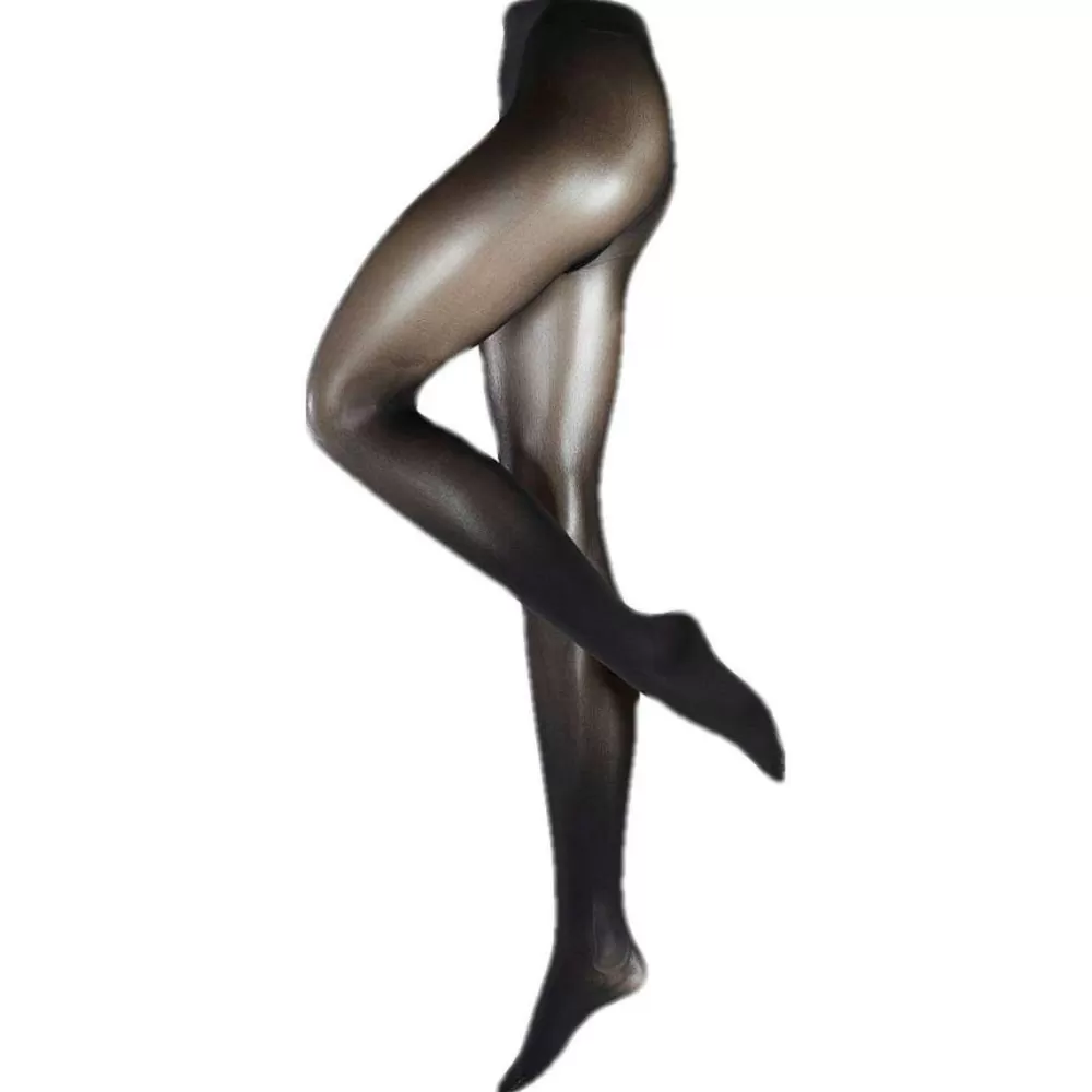 Falke Tights^Black Matte Deluxe Transparent 30 Denier Matte Tights