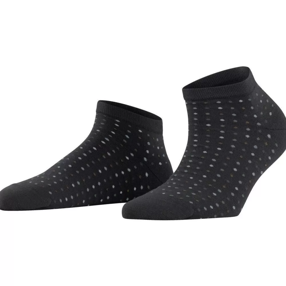 Falke Women's Socks^Black Multispot Sneaker Socks