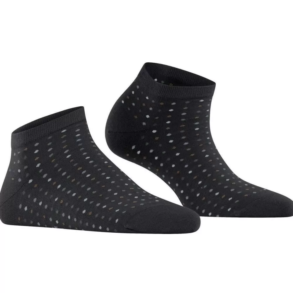 Falke Women's Socks^Black Multispot Sneaker Socks