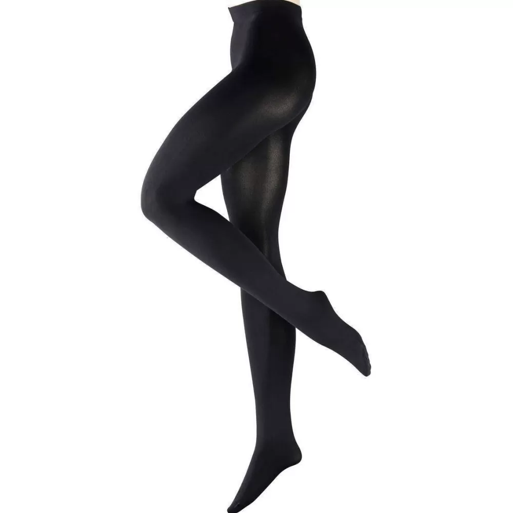 Falke Tights^Black Pure Matte 100 Denier Opaque Matte Tights
