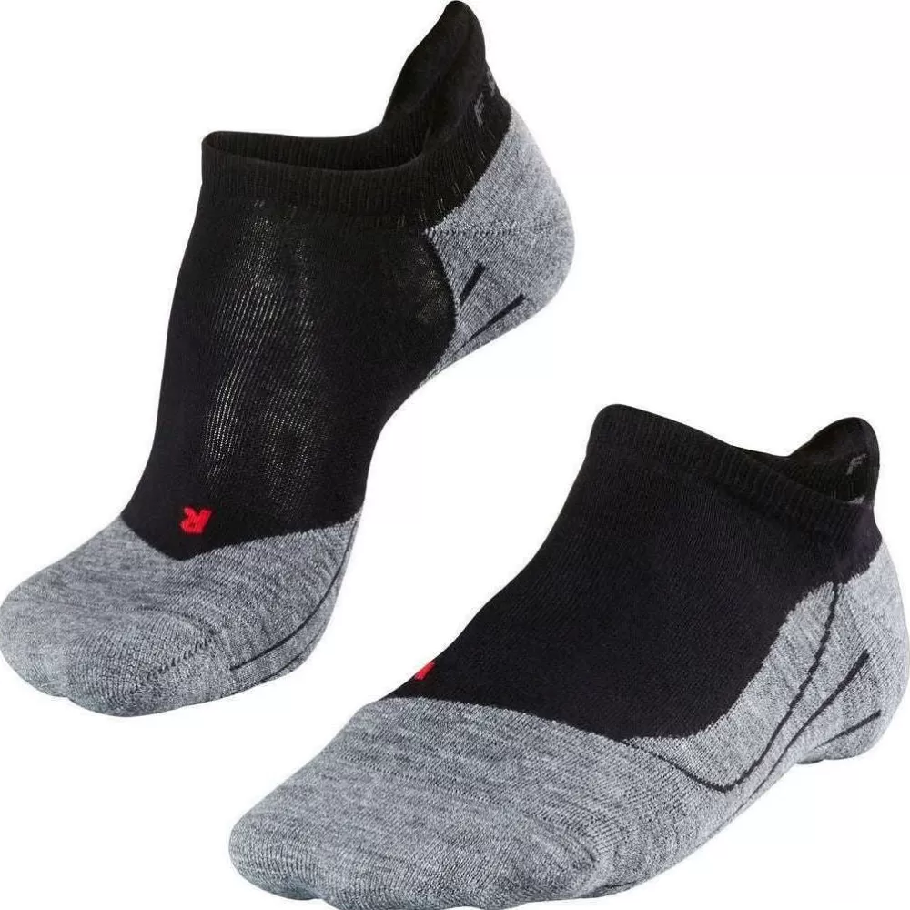 Falke Men's Socks^Black Running 4 Medium Invisible No Show Socks