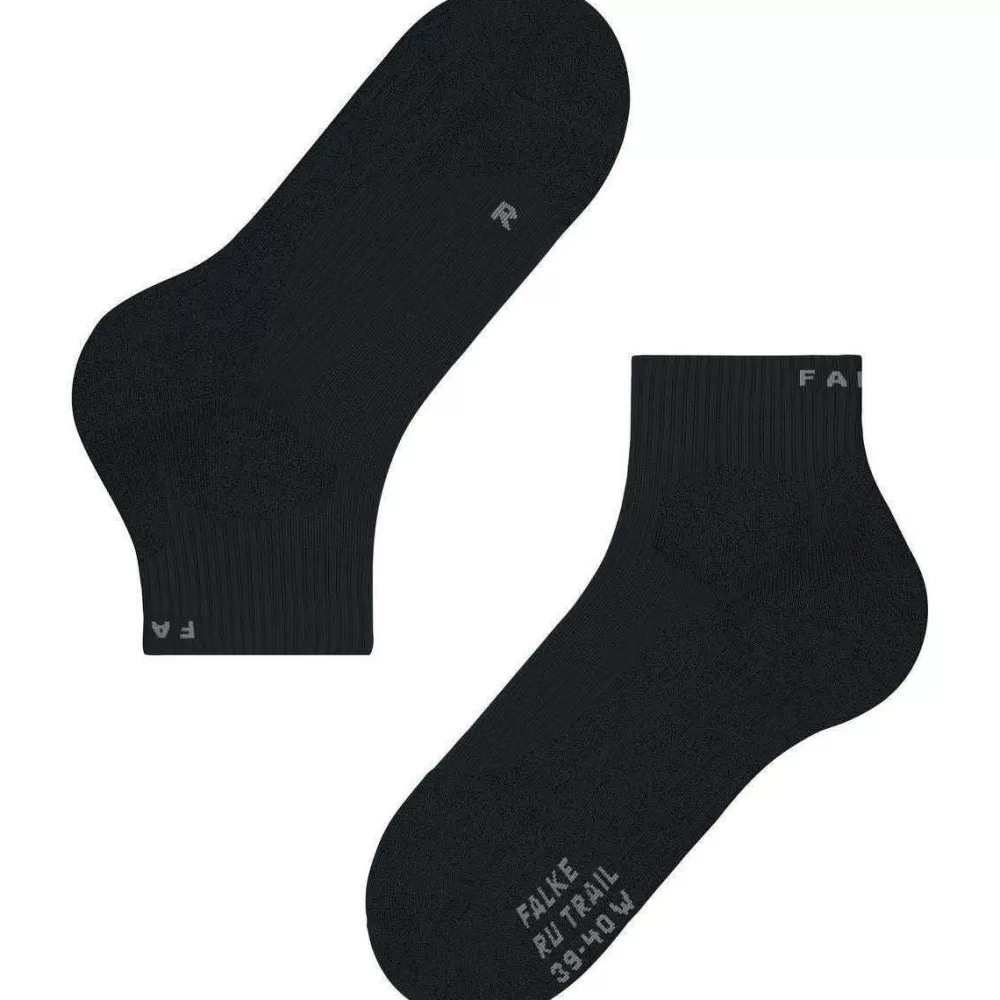 Falke Women's Socks^Black Running Trail Socks