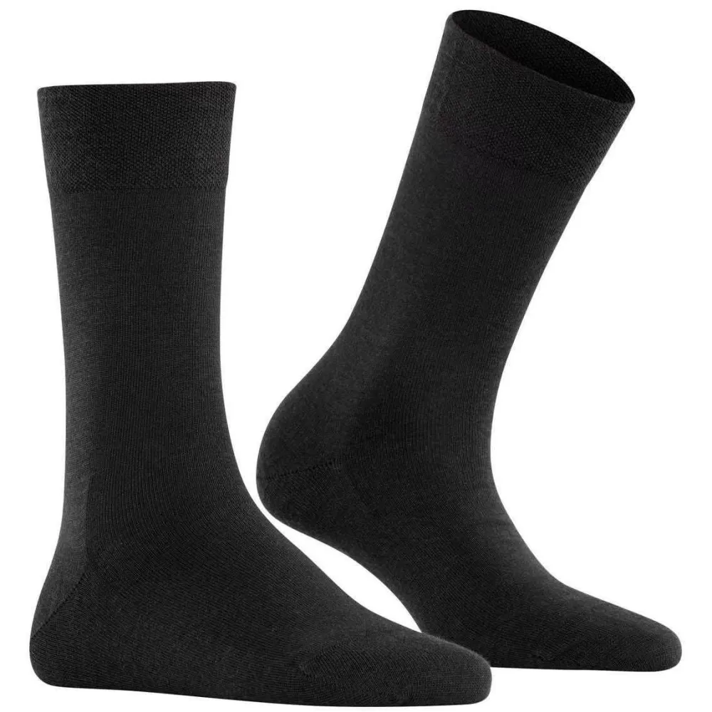 Falke Women's Socks^Black Sensitive Berlin Socks