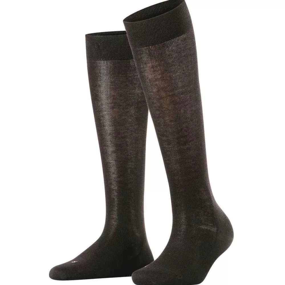 Falke Women's Socks^Black Sensitive London Knee High Socks