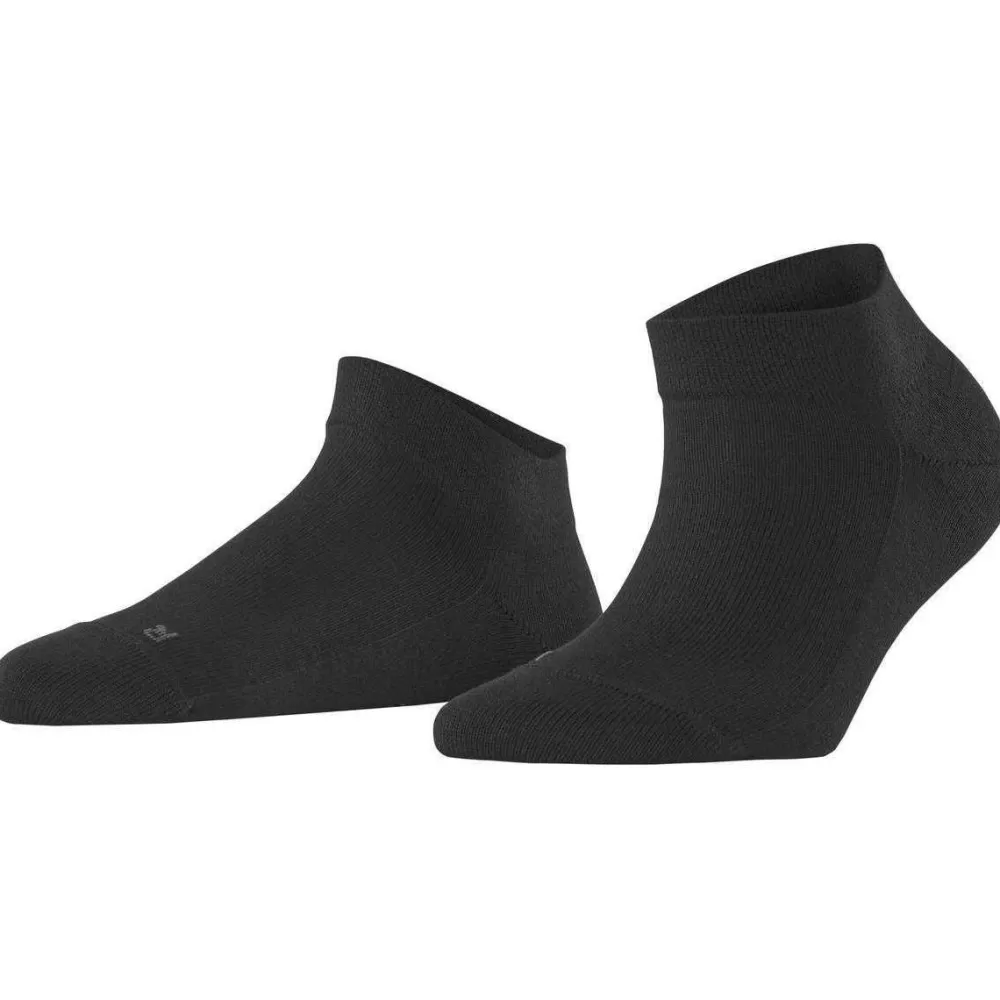 Falke Women's Socks^Black Sensitive London Sneaker Socks