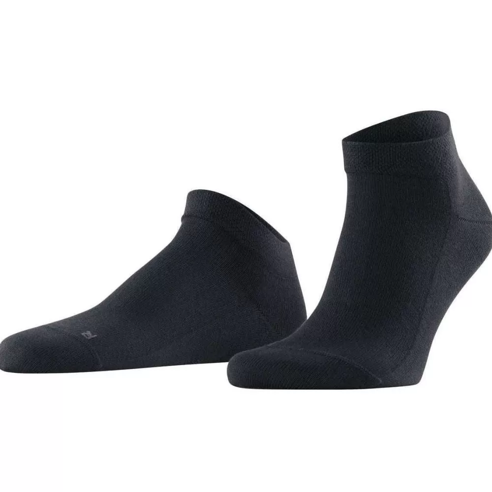 Falke Men's Socks^Black Sensitive London Sneaker Socks