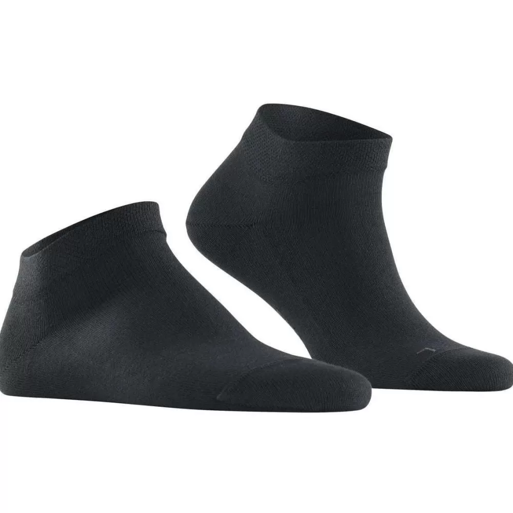 Falke Men's Socks^Black Sensitive London Sneaker Socks