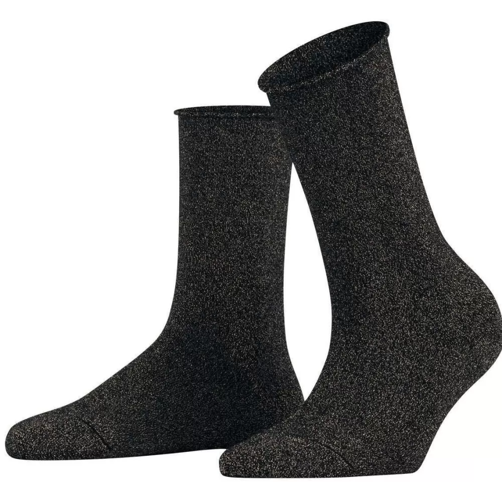 Falke Women's Socks^Black Shiny Socks