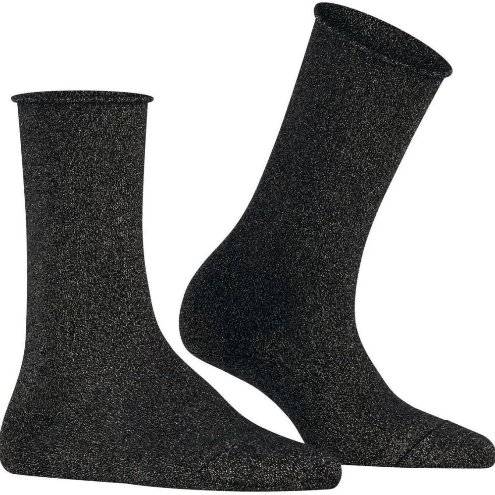 Falke Women's Socks^Black Shiny Socks