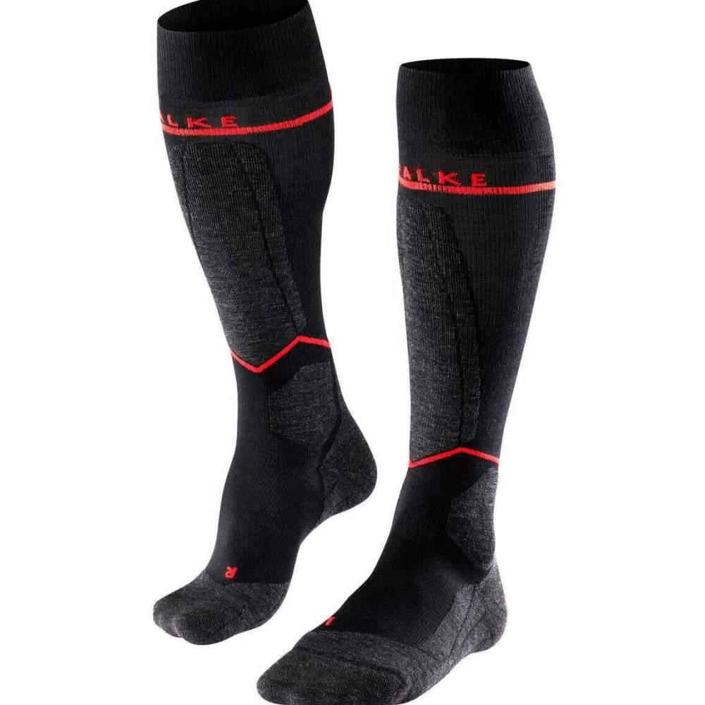 Falke Women's Socks^Black Sk4 Advanced Energizing Compression Light Socks