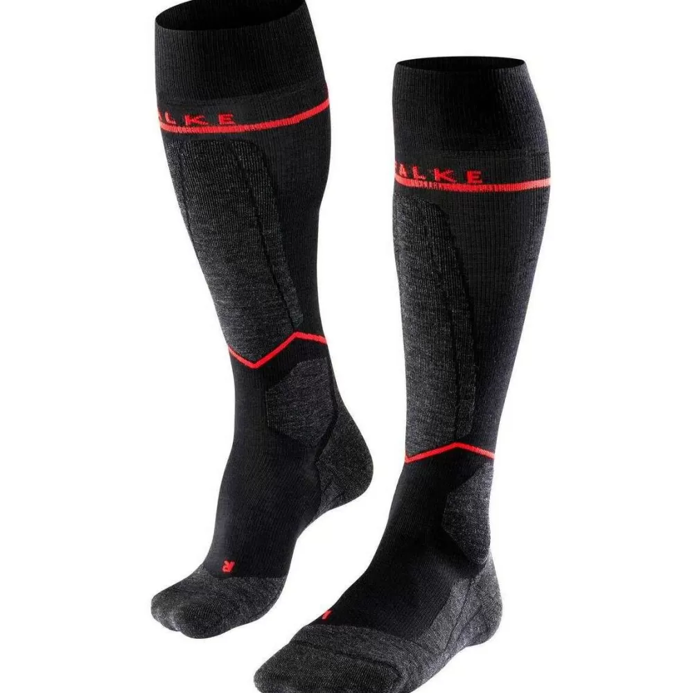 Falke Men's Socks^Black Sk4 Advanced Energizing Compression Light Socks