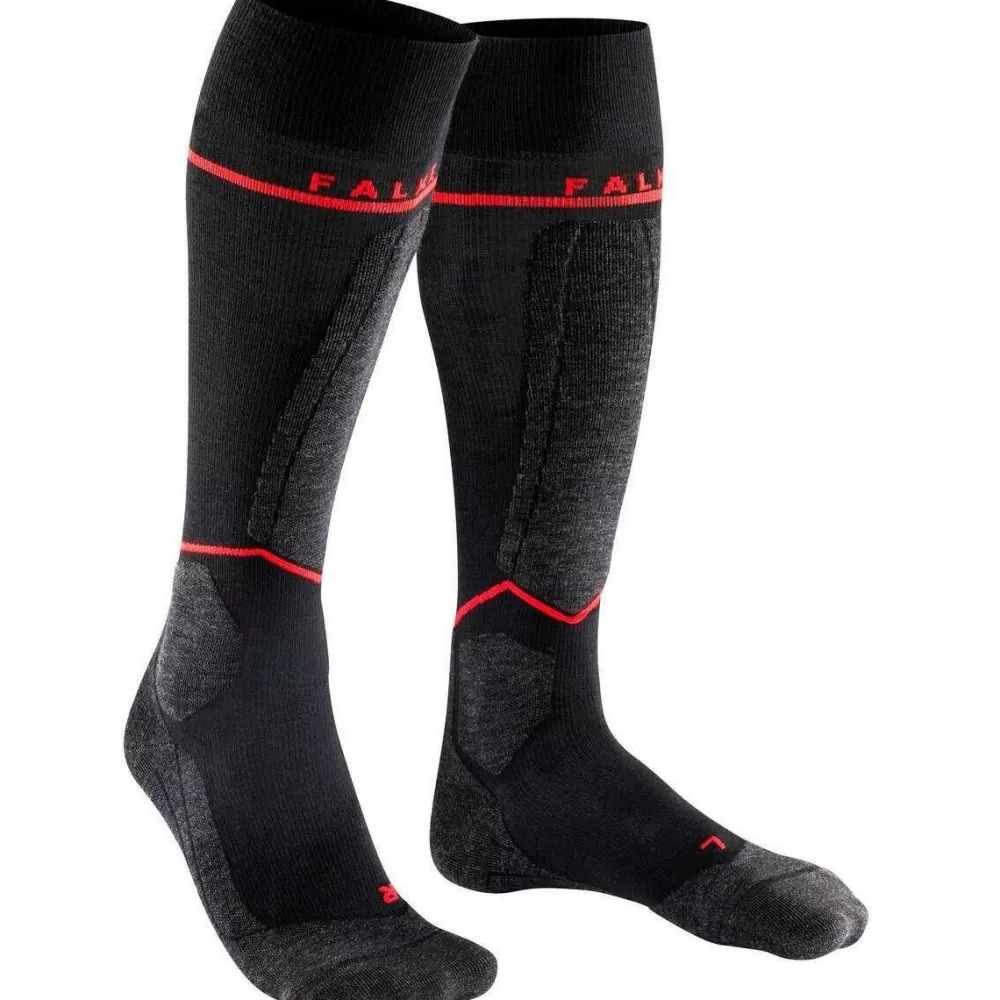 Falke Women's Socks^Black Sk4 Advanced Energizing Compression Light Socks