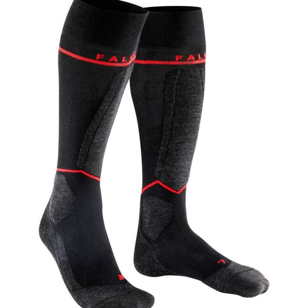 Falke Men's Socks^Black Sk4 Advanced Energizing Compression Light Socks