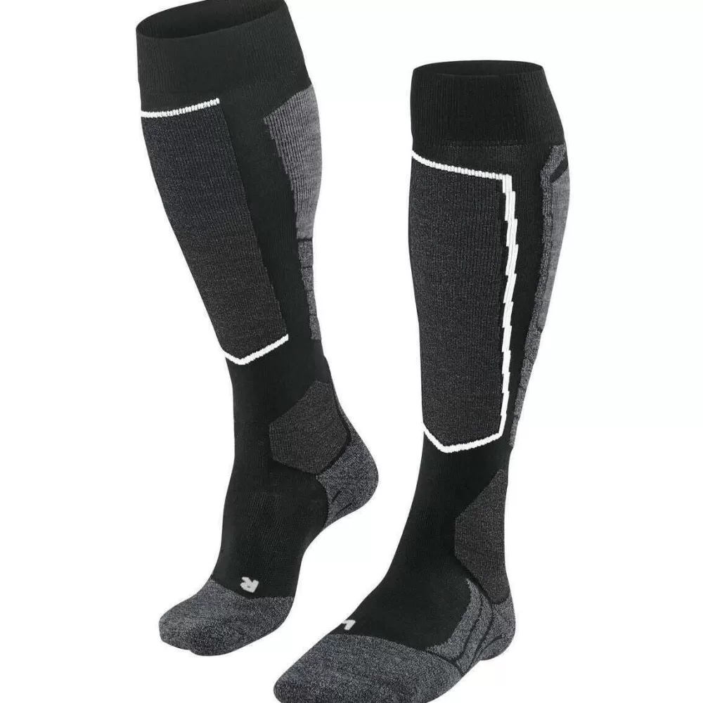 Falke Men's Socks^Black Sk2 Intermediate Vegan Knee High Socks