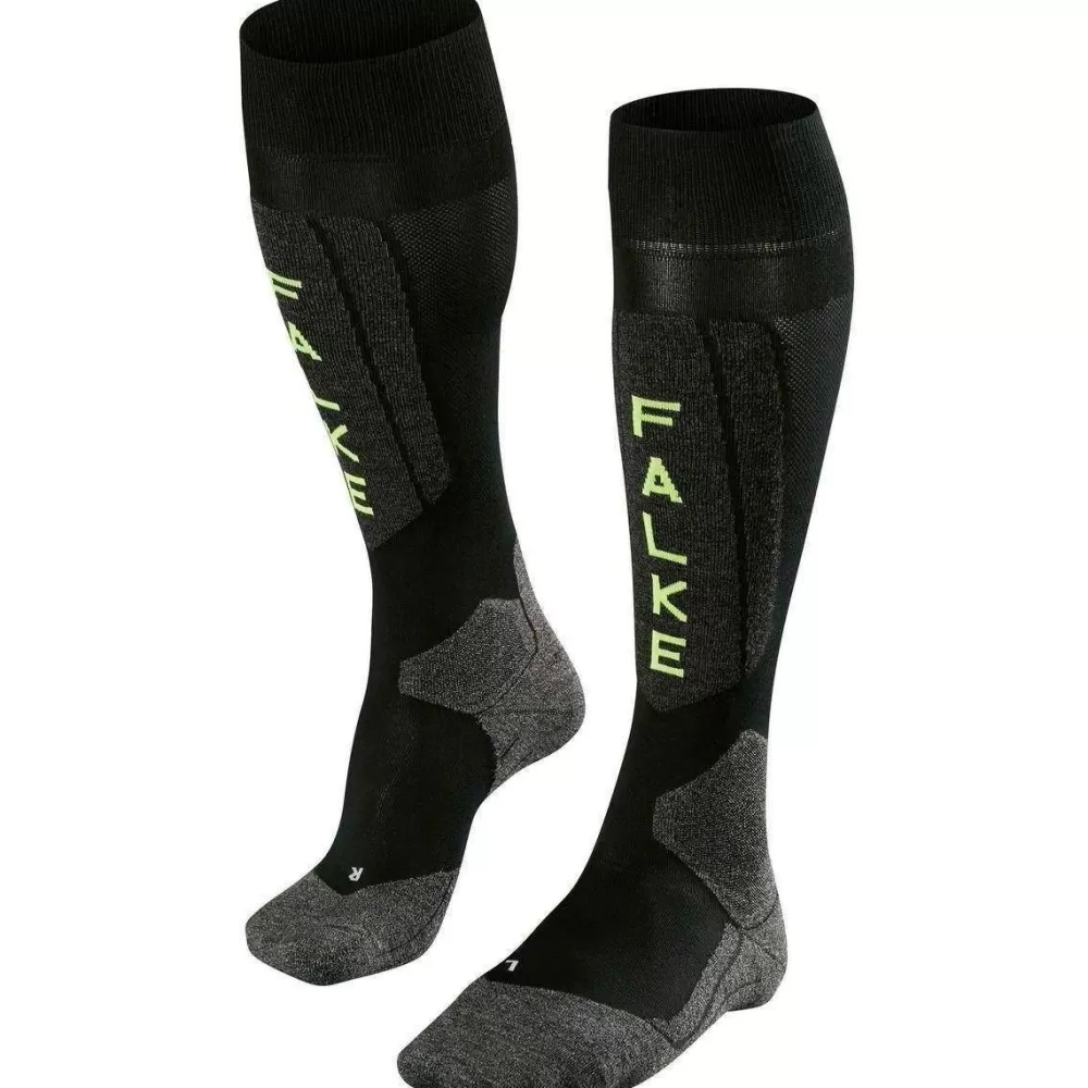Falke Men's Socks^Black Skiing 5 Knee High Socks
