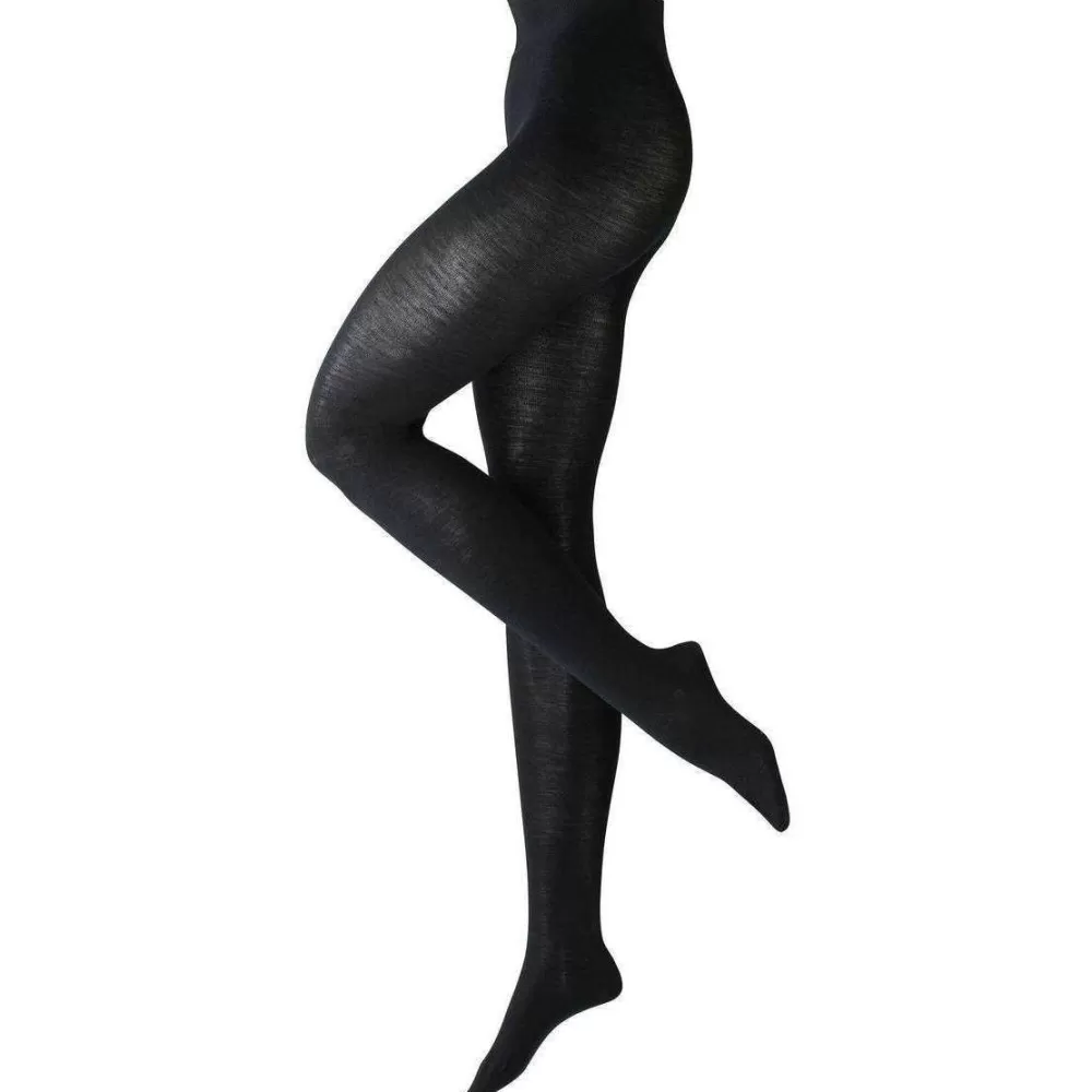 Falke Tights^Black Softmerino Tights