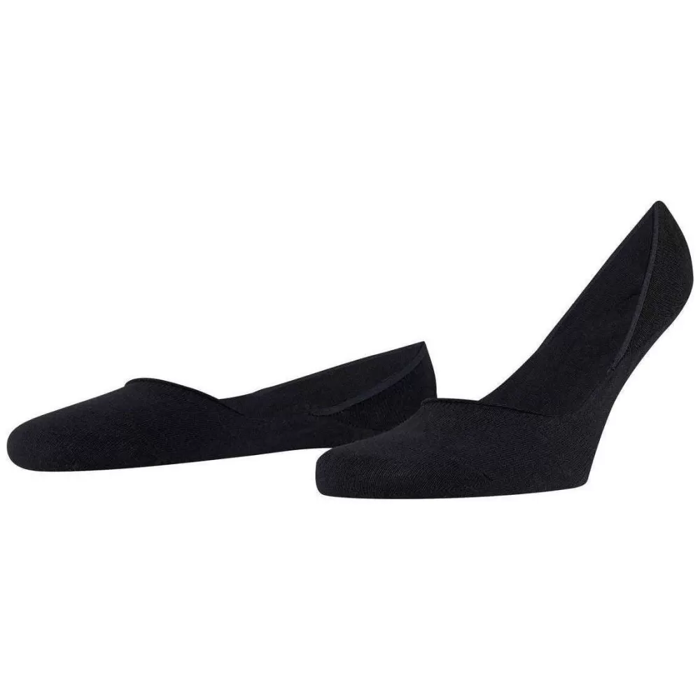 Falke Men's Socks^Black Step Medium Cut No Show Box Socks