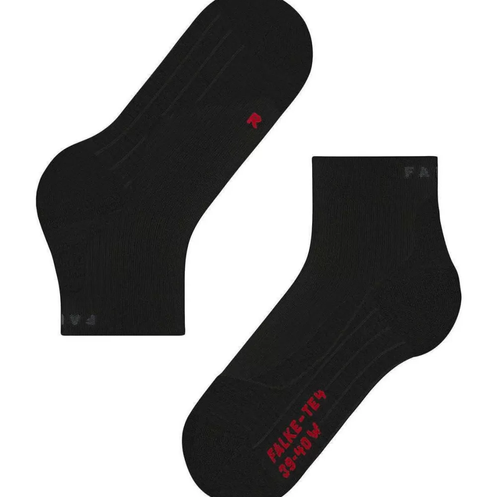 Falke Women's Socks^Black Tennis 4 Short Sneaker Socks