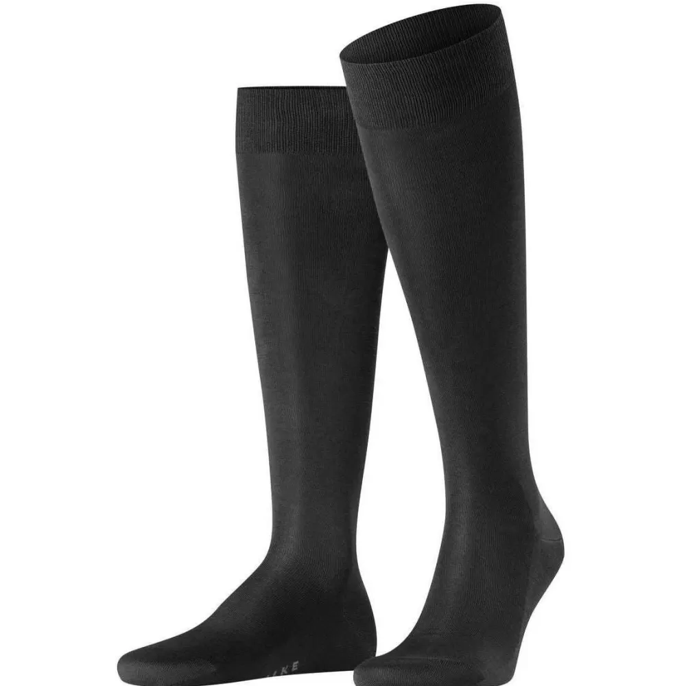 Falke Men's Socks^Black Tiago Knee High Socks