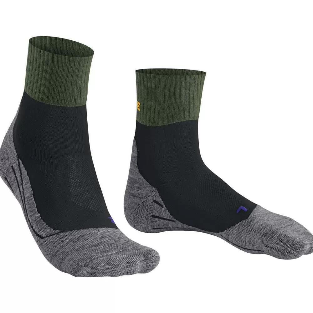 Falke Men's Socks^Black Tk2 Explore Cool Short Socks