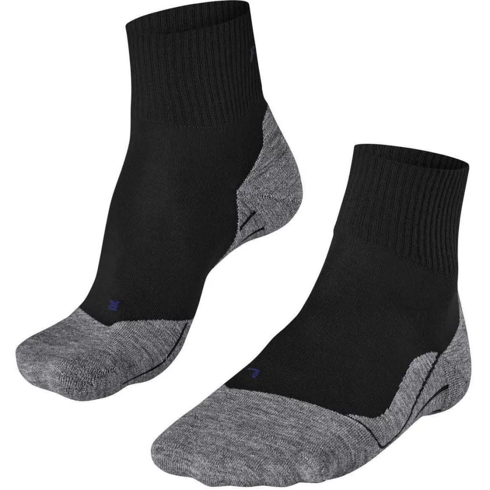 Falke Men's Socks^Black Tk5 Wander Cool Short Socks