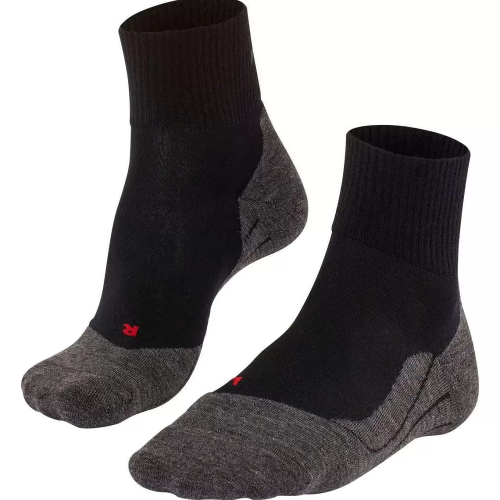 Falke Women's Socks^Black Tk5 Wander Wool Short Socks