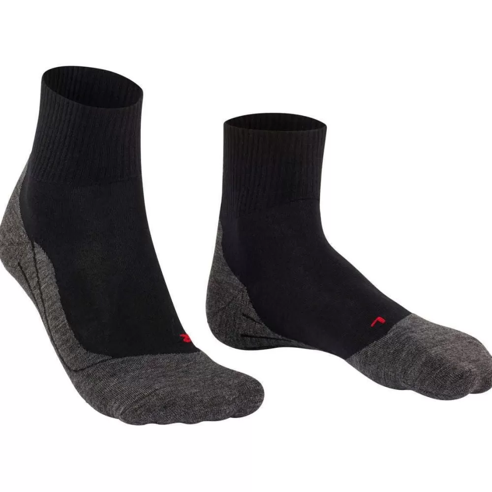 Falke Women's Socks^Black Tk5 Wander Wool Short Socks