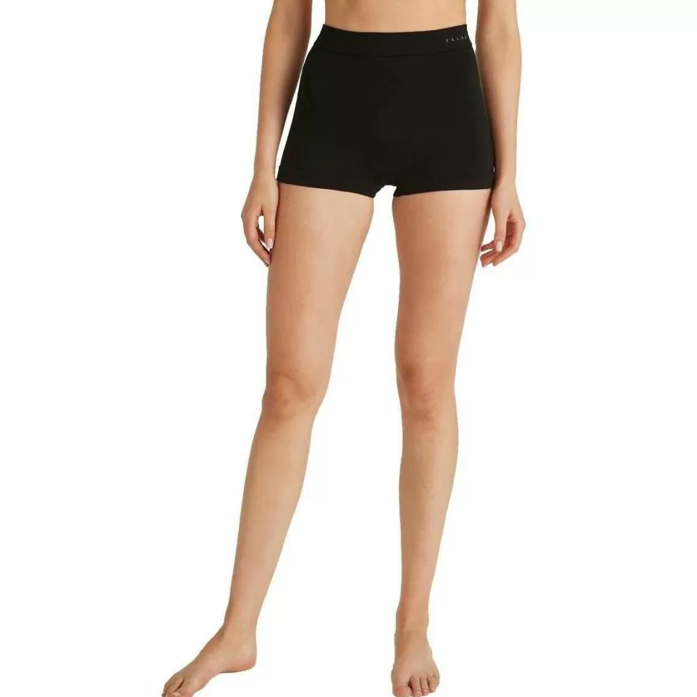 Falke Women's Underwear^Black Wool Tech Light Boxer