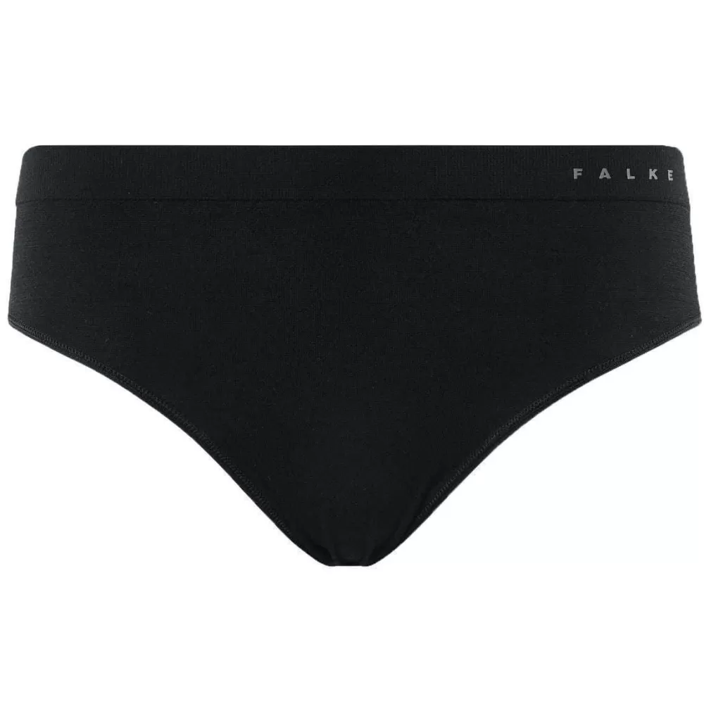 Falke Women's Underwear^Black Wool Tech Light Panties