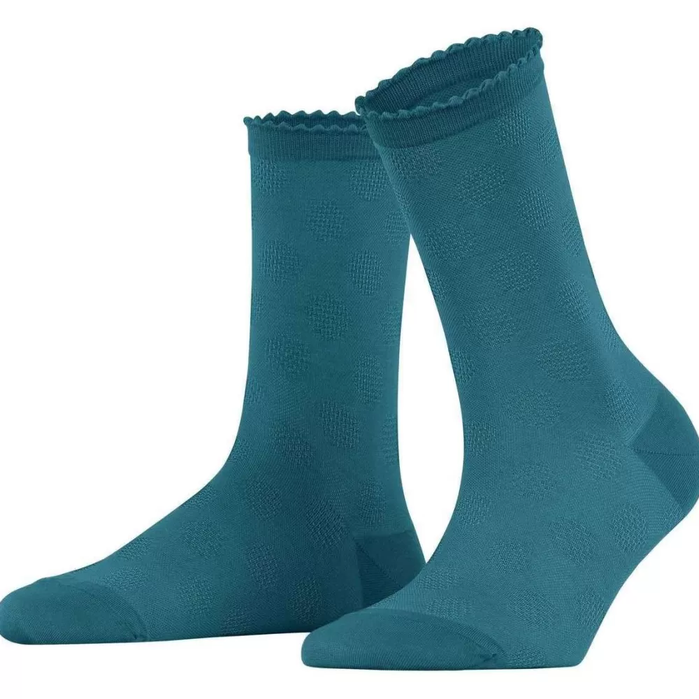 Falke Women's Socks^Blue Bold Dot Socks