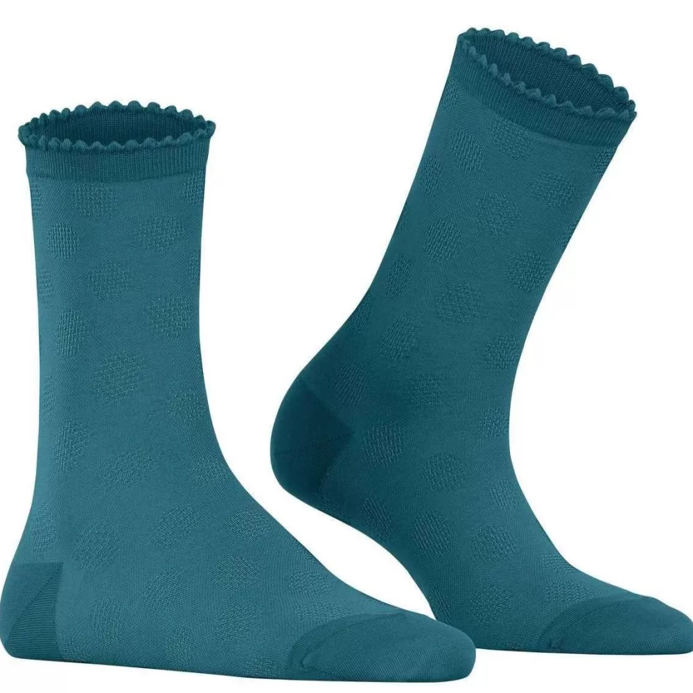 Falke Women's Socks^Blue Bold Dot Socks