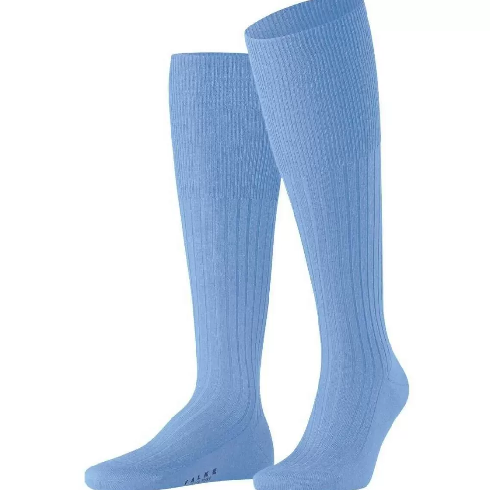 Falke Men's Socks^Blue Bristol Pure Knee High Socks