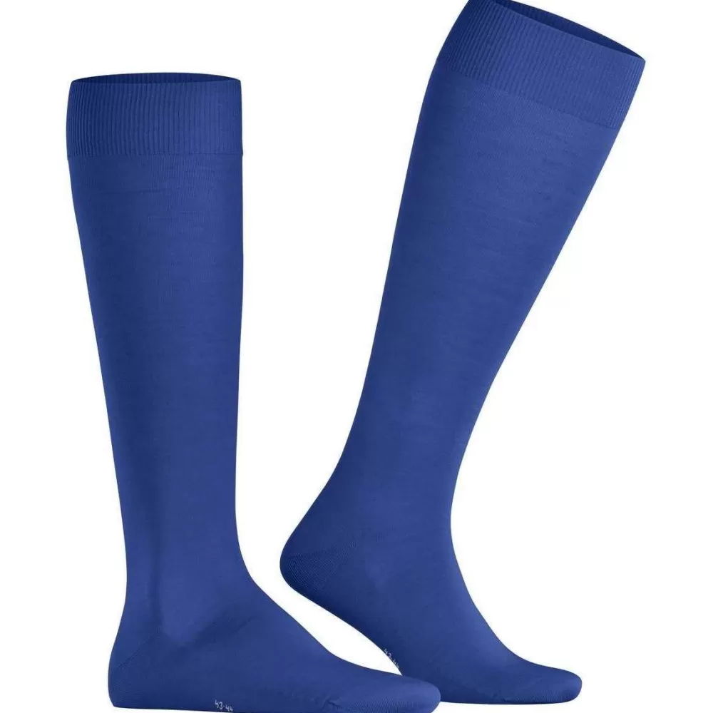 Falke Men's Socks^Blue Climawool Knee High Socks
