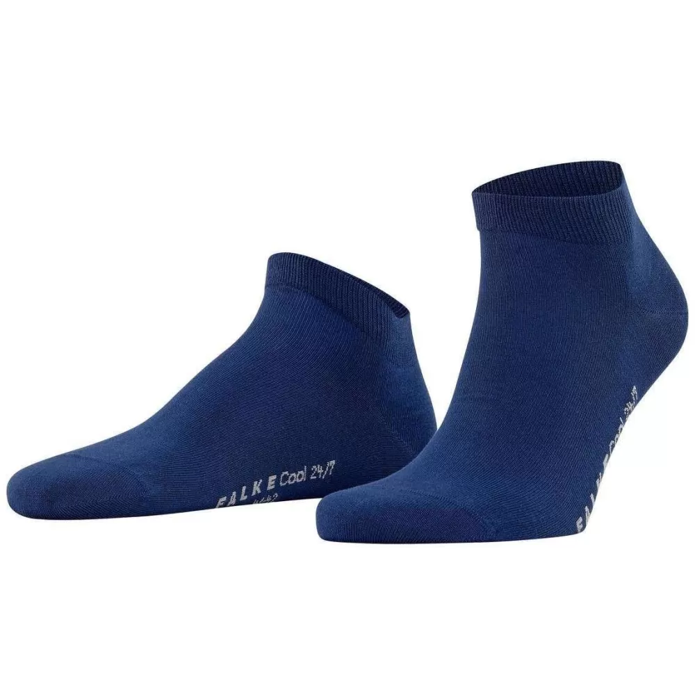 Falke Men's Socks^Blue Cool 24/7 Sneaker Socks