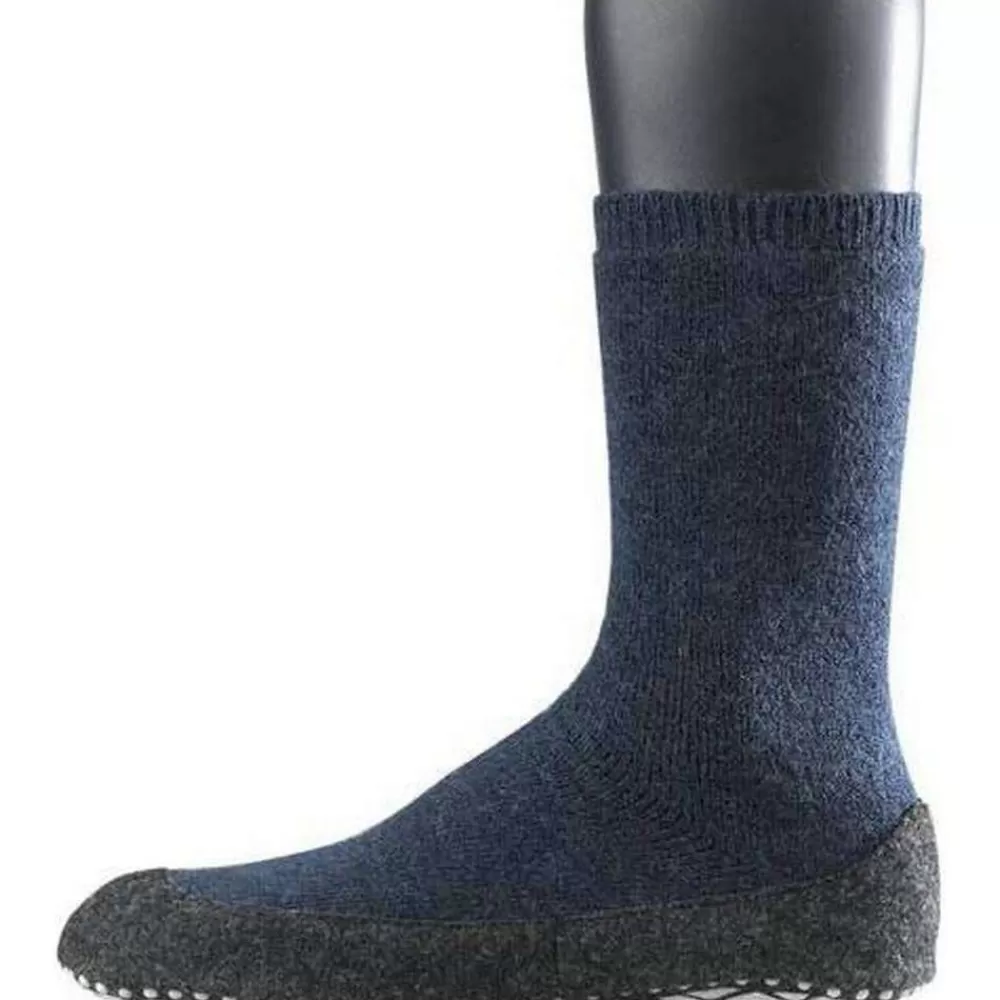 Falke Men's Socks^Blue Cosyshoe Midcalf Socks