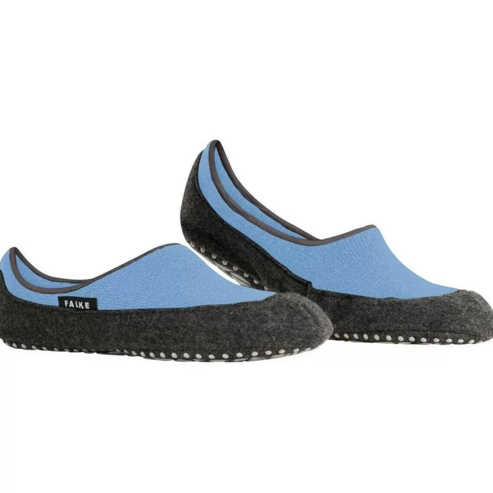 Falke Men's Socks^Blue Cosyshoe Sneaker Slipper Socks