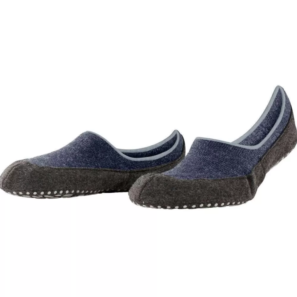Falke Men's Socks^Blue Cosyshoe Sneaker Socks